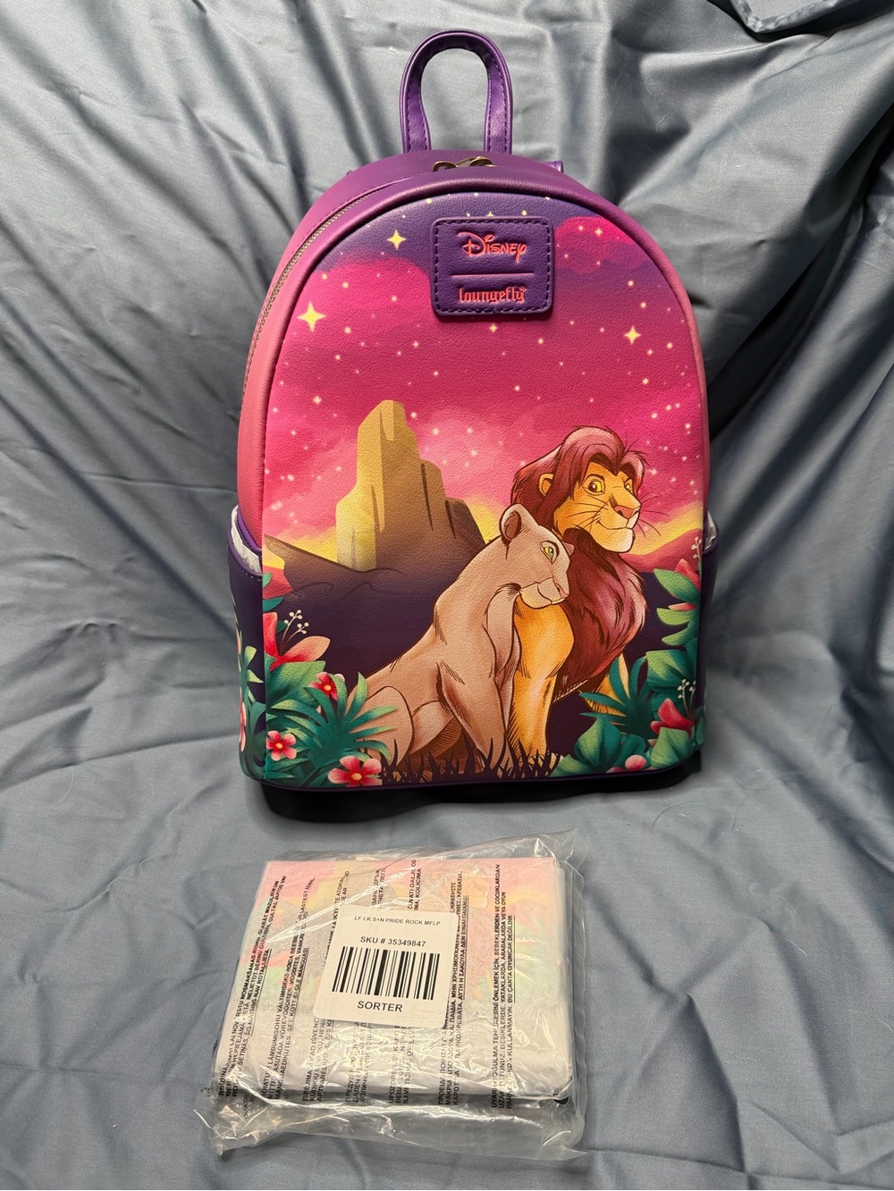 Loungefly NWT The Lion King Mini Backpack and Wallet